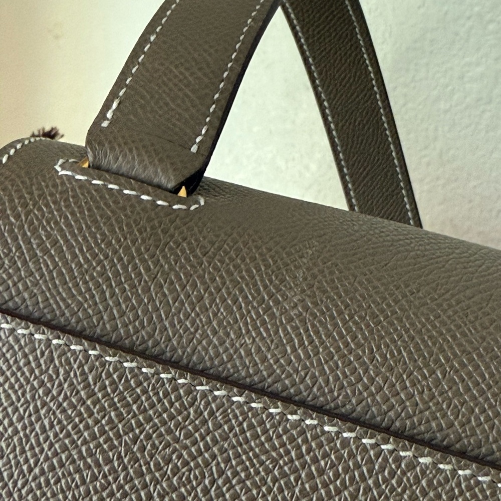 HERMES DELLA CAVALLERIA MINI BAG in EPSOM LEATHER with Gold HW - Picture 14 of 16